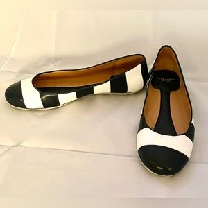 COPY - Kate Spade striped leather ballet flats 7.5